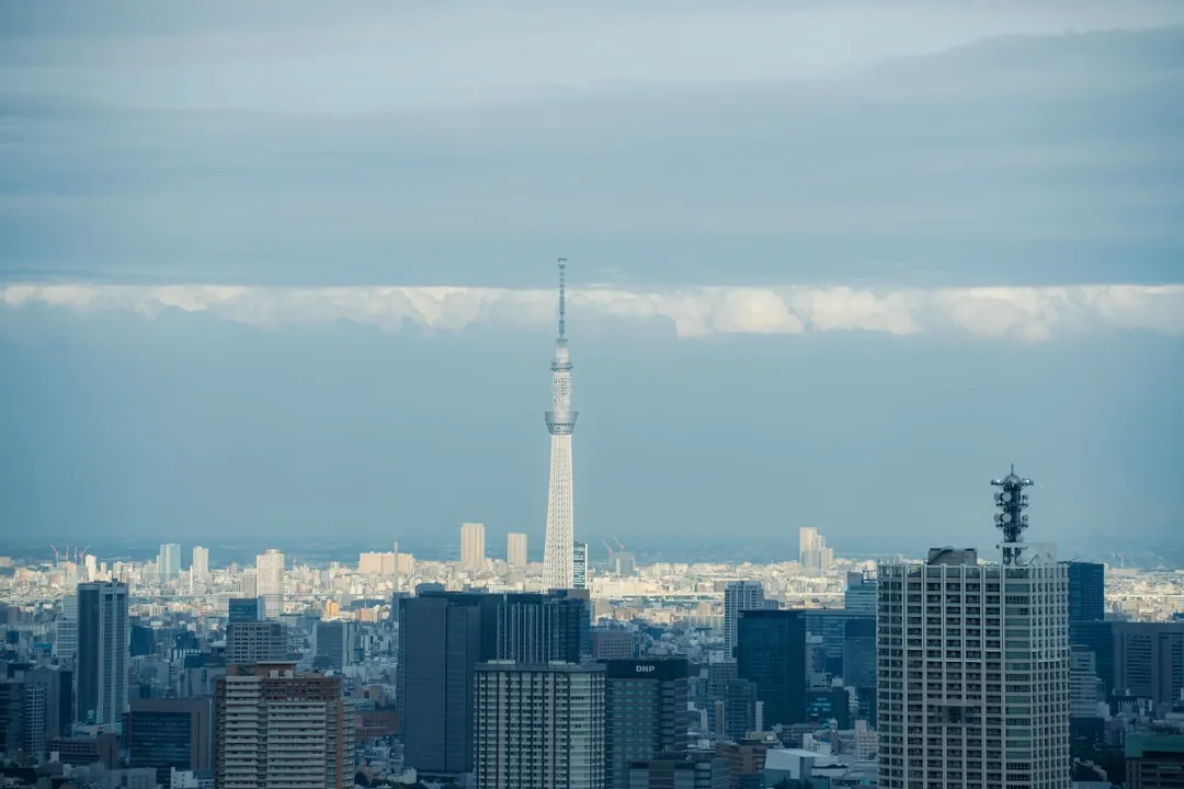 東京のビジネス街の風景