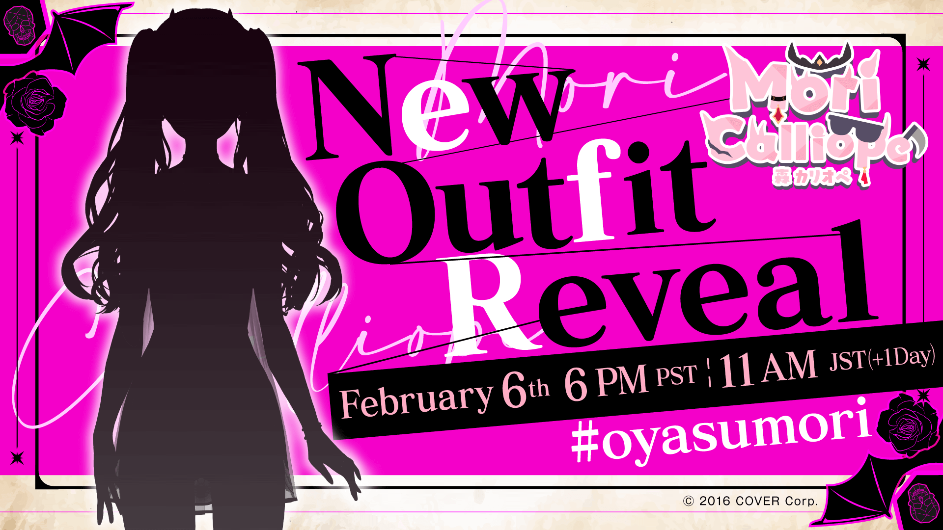 Mori Calliope from hololive English to Reveal New Outfit | COVER Corp.