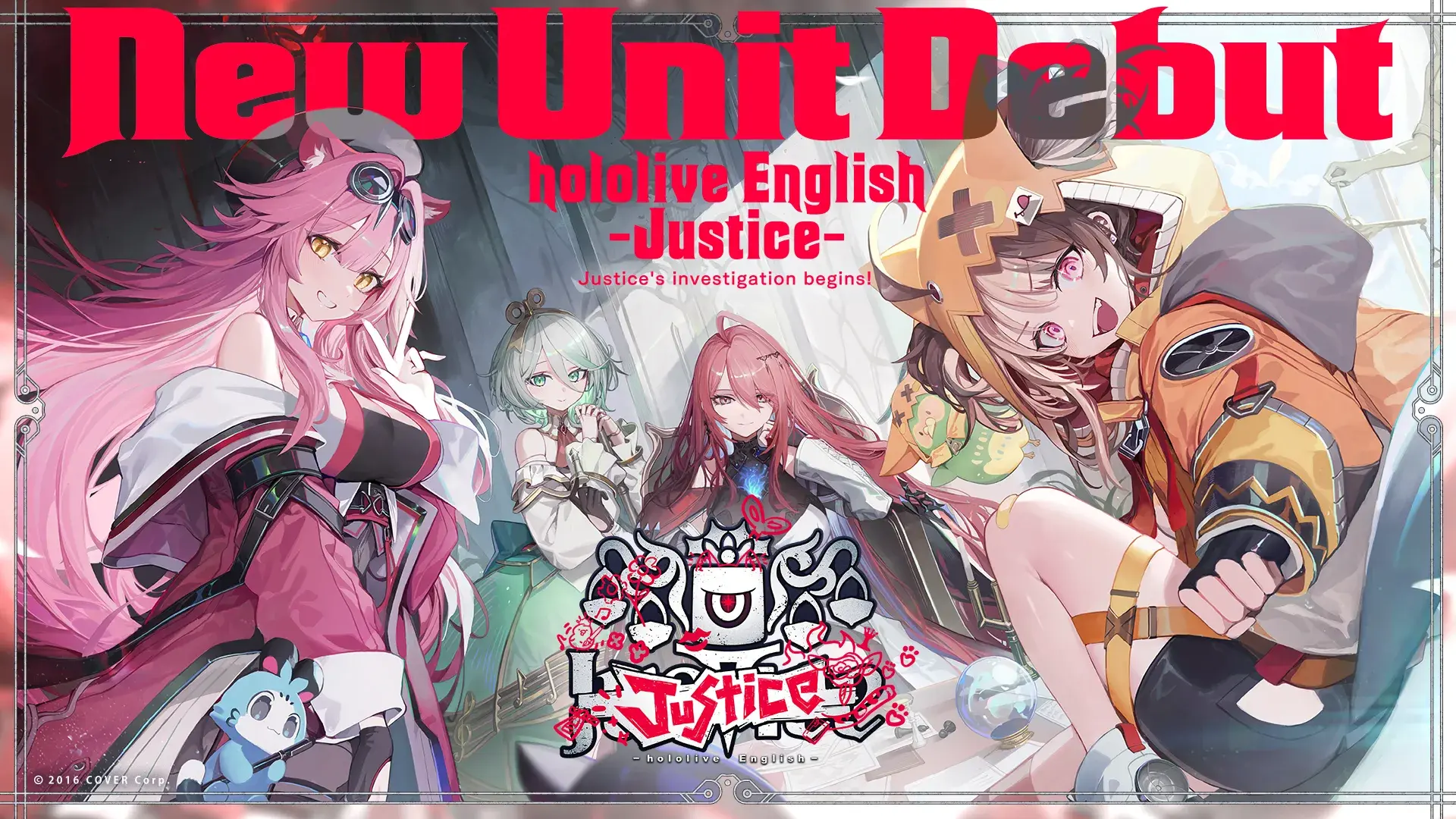 エリザベス ローズ スリーブ プレマ ホロライブEN Justice 白詰草 ホロライブEnglish」新ユニット『hololive English -Justice