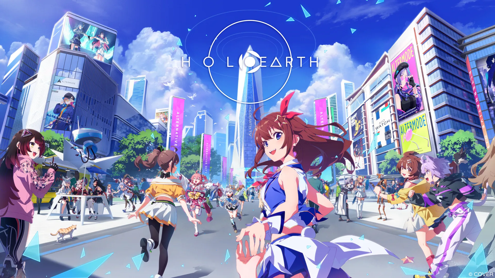 雑貨　星街すいせい(加川壱互イラスト) アクリルスタンド 「バーチャルYouTuber ホロライブ×カプとれ」 中古】アクリルスタンド・アクリルパネル 星街すいせい(加川壱互