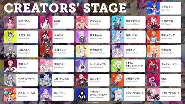 ホロライブプロダクション」全体イベント《hololive SUPER EXPO ホロライブプロダクション」全体イベント《hololive SUPER EXPO