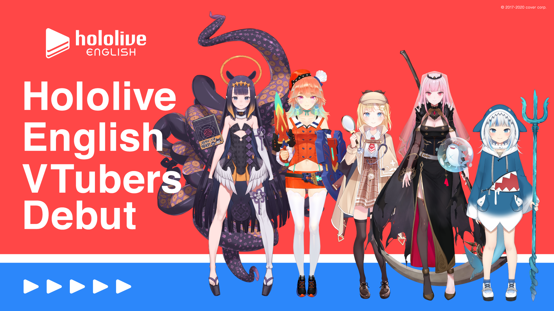英語圏向けVTuberグループ「ホロライブEnglish」がついにデビュー