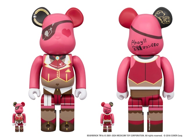 星街すいせい」、「宝鐘マリン」デザインの「BE@RBRICK」が登場 星街すいせい」、「宝鐘マリン」デザインの「BE@RBRICK」が登場