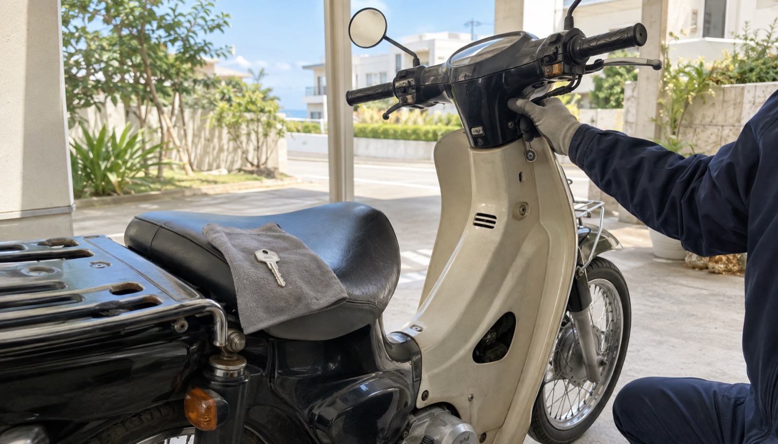 糸満・潮崎でスーパーカブの鍵を紛失｜バイク屋・ホームセンター・出張鍵屋の選び方