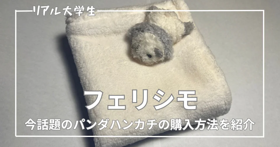 【どこで買える】フェリシモのパンダハンカチの購入方法を紹介