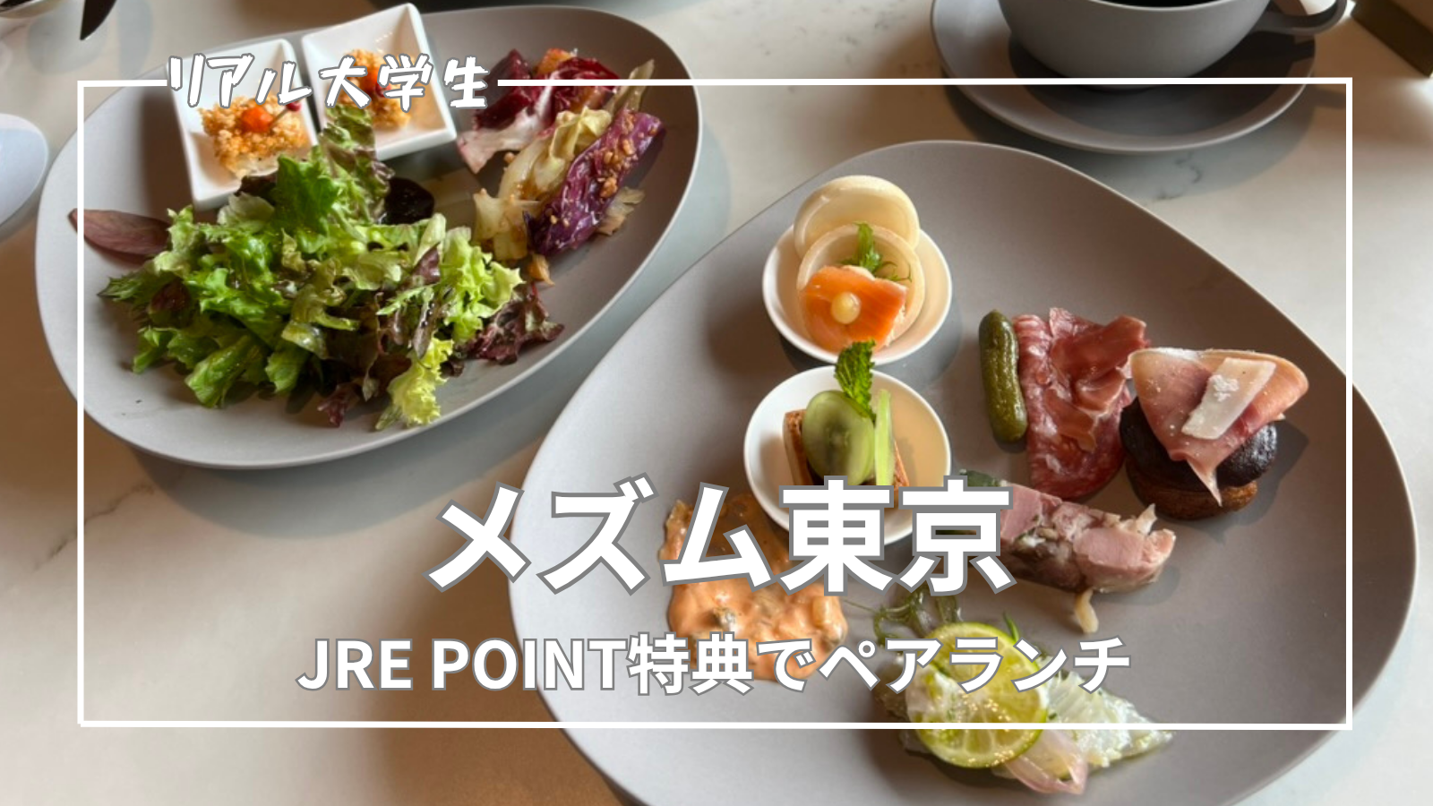 【JRE POINTステージ】プレミアム2期連続特典のペアランチ券でメズム東京へ！