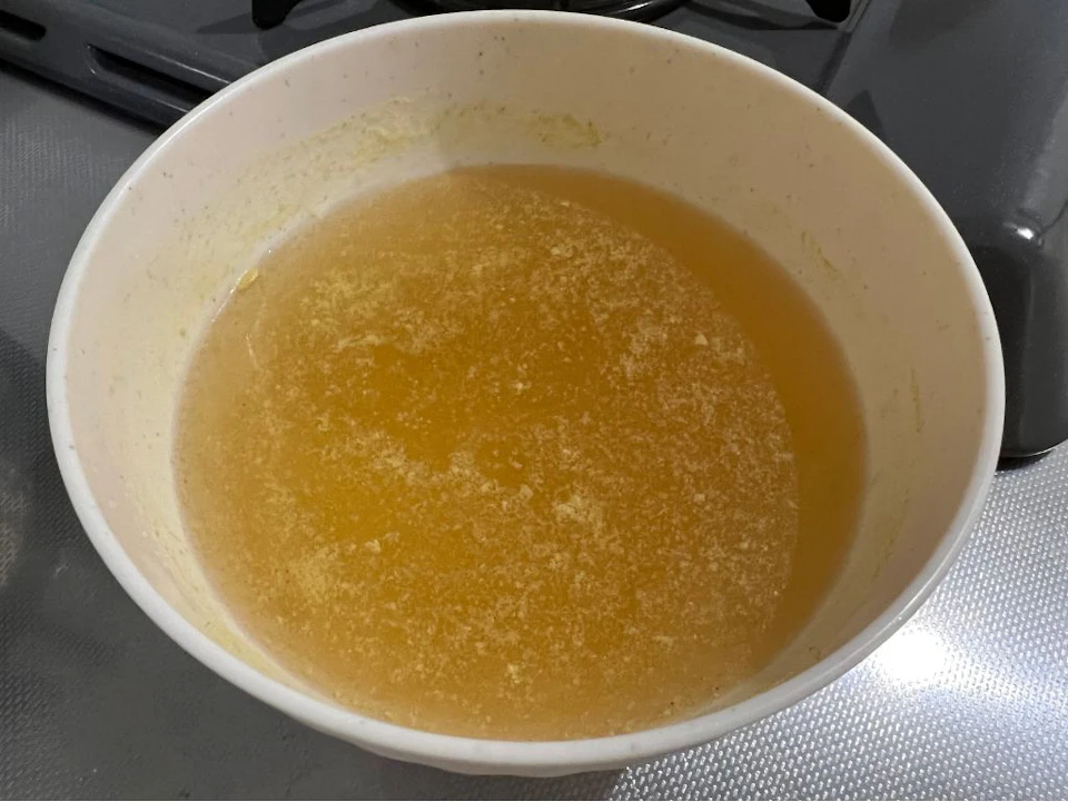 スープの用意の画像