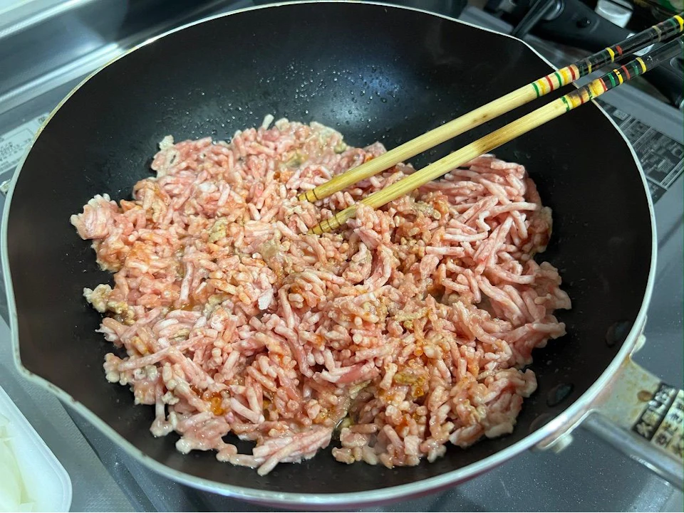 ガパオを作るの画像