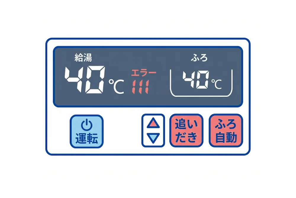 エラーコードを確認する