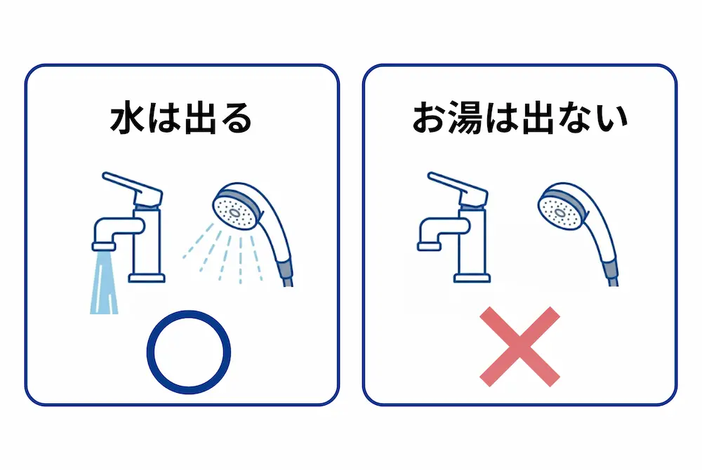 お湯が出ない