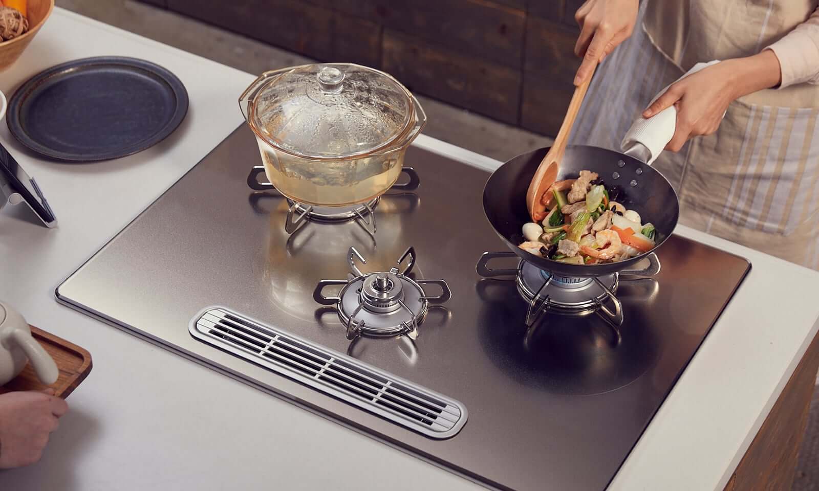 新品未開封】プロパン用パロマ ガステーブル グランシェフ