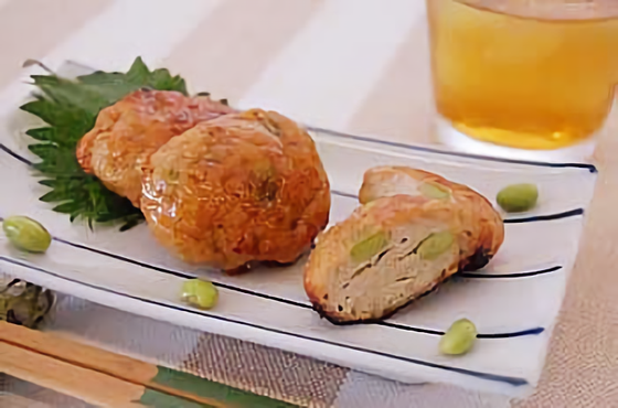レシピ】鶏ひき肉をふんわり「焼き枝豆のグリルつくね」 | 東京