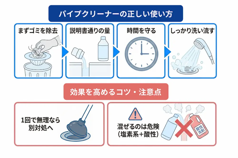 パイプクリーナーの正しい使い方と効果を高めるコツ