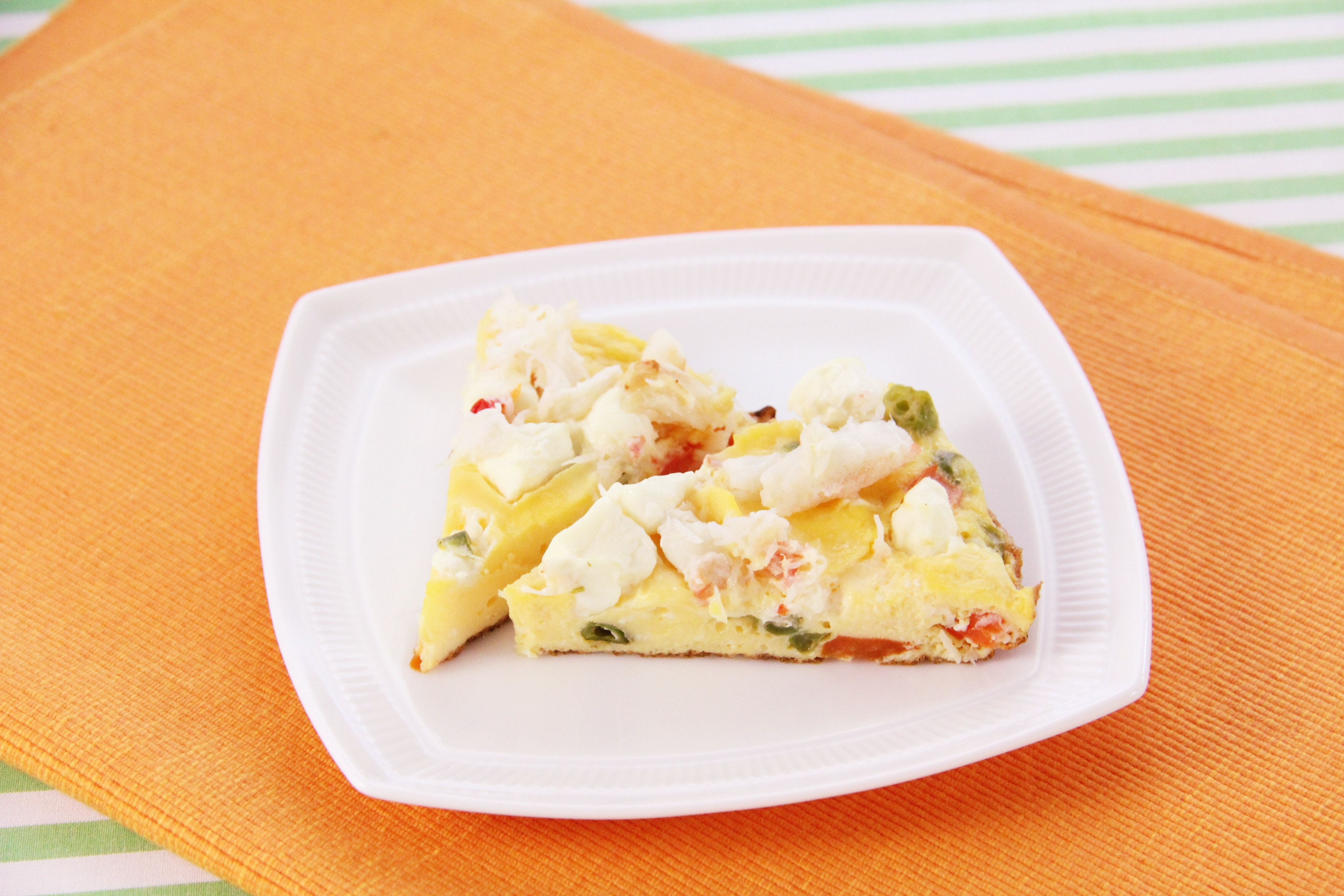 レシピ】彩も華やか「カニとチーズのオープンオムレツ」 | 東京ガス