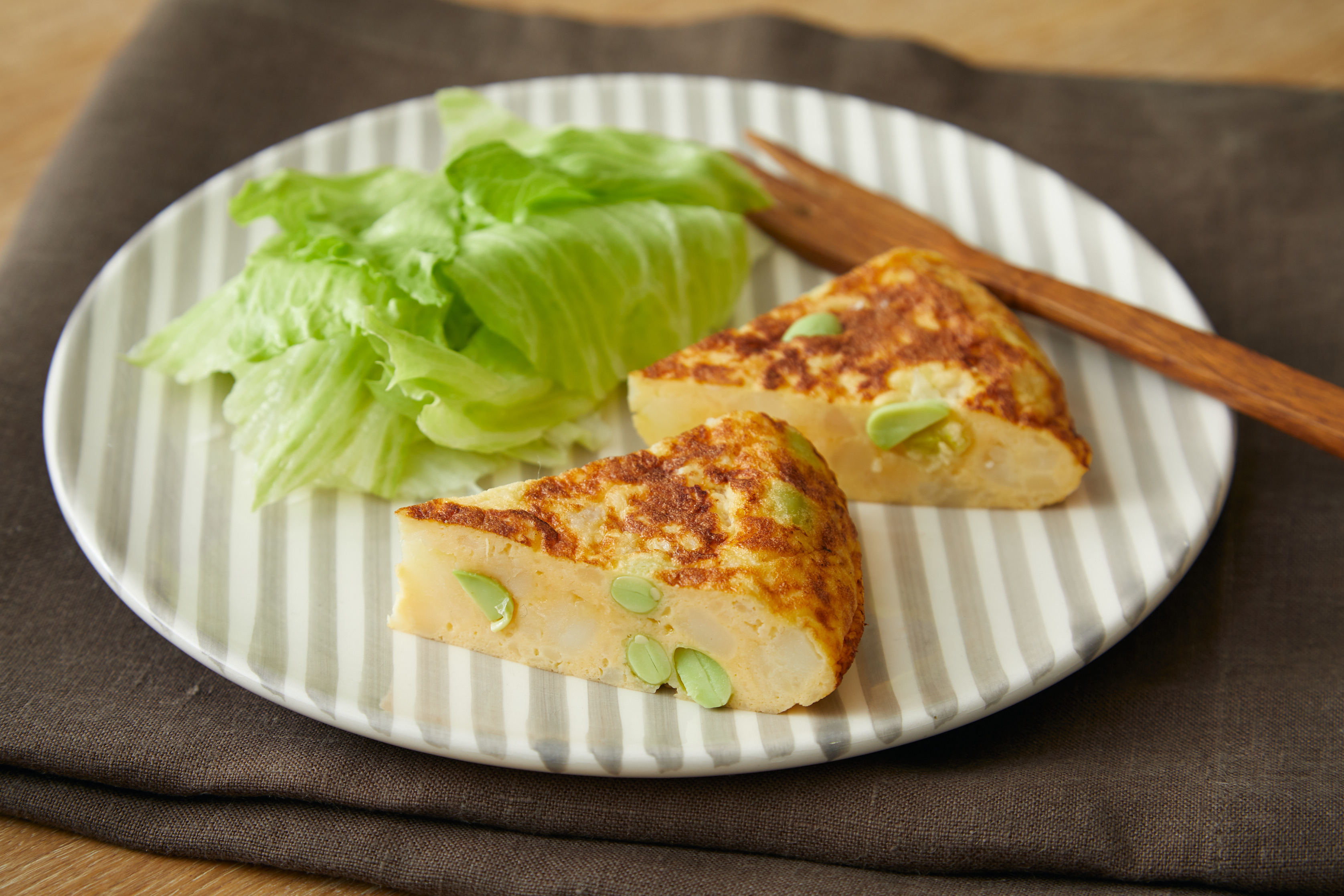 レシピ】「枝豆とじゃがいものスペインオムレツ」 | 東京ガス ウチコト