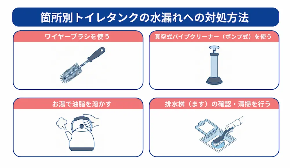 配管の奥のつまりを自分で直す最終手段