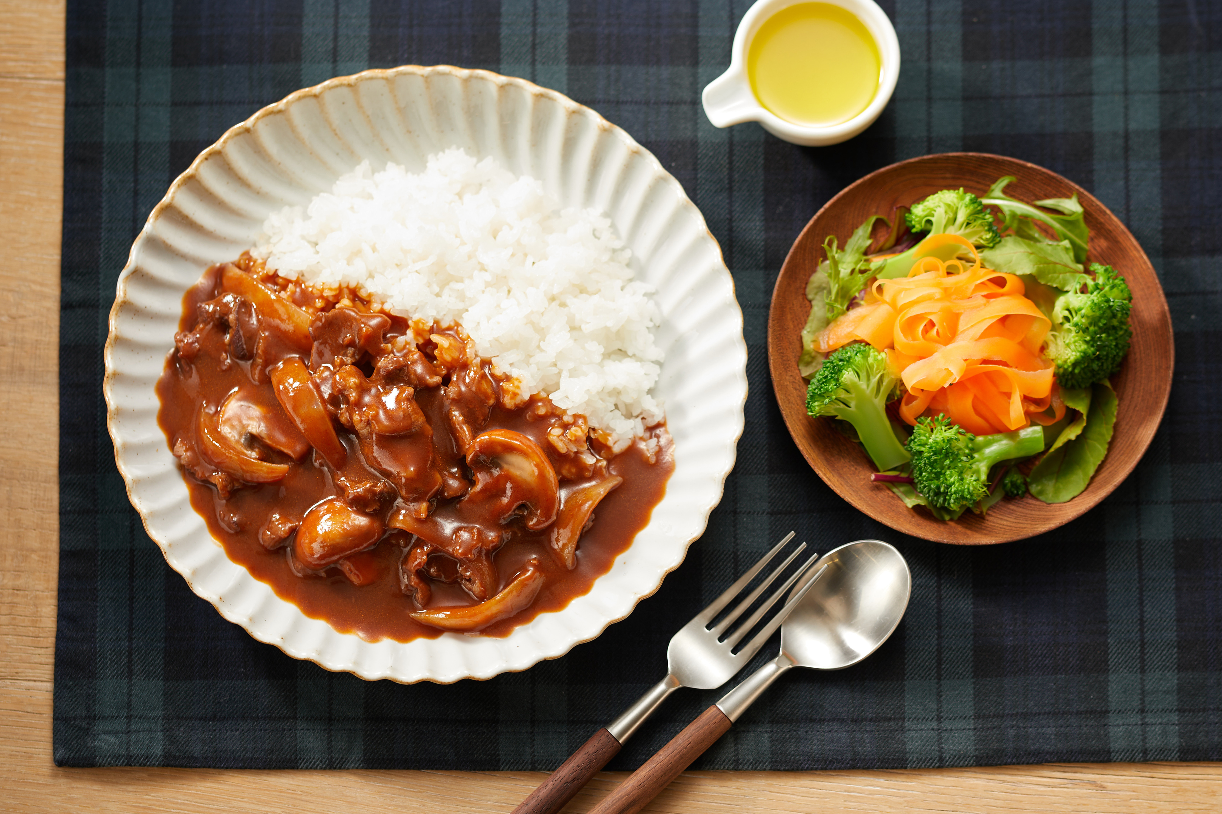 冬の一汁一菜献立レシピ(5)】火曜日「ハヤシライス 他」 | 東京ガス