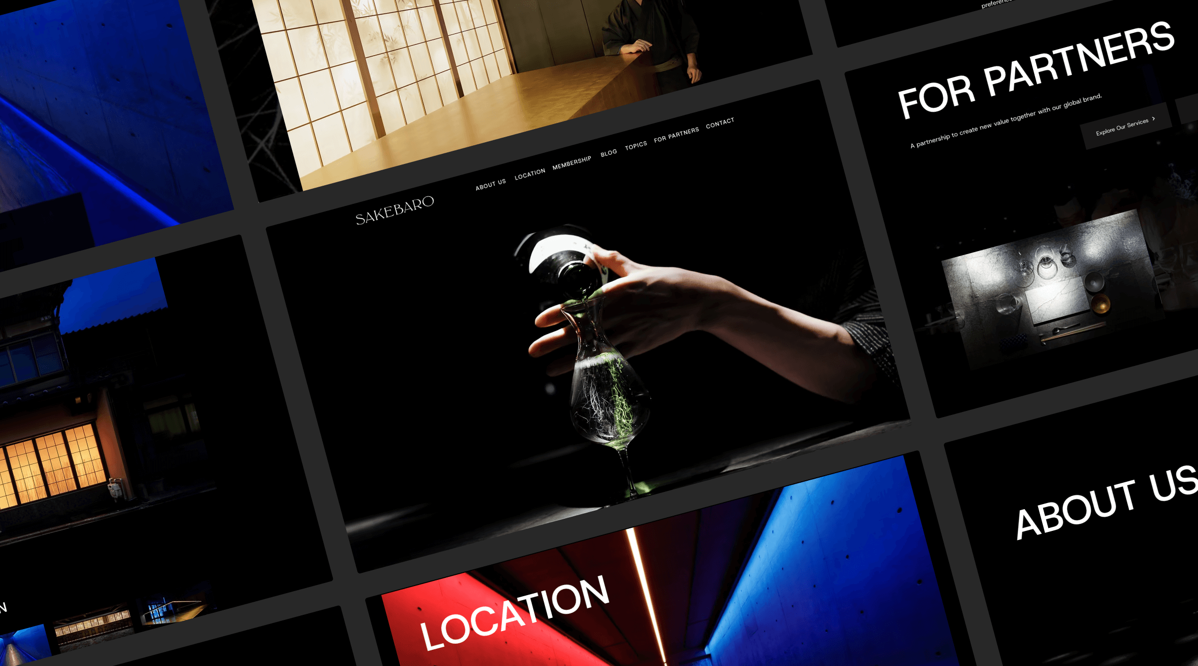 SAKEBARO ブランドサイト詳細ページのメインビジュアル画像