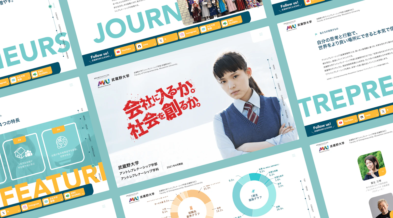 武蔵野大学アントレプレナーシップ学部詳細ページのメインビジュアル画像