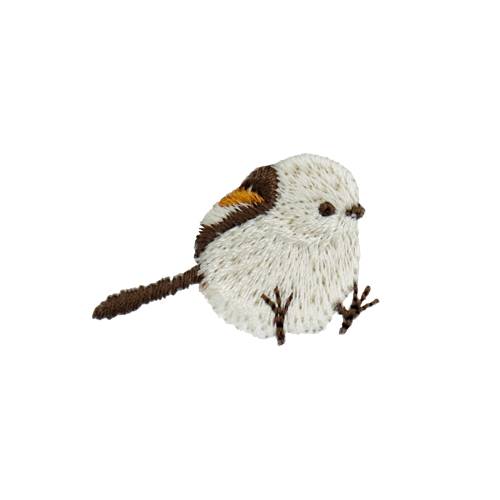 横向きシマエナガ