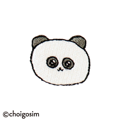 チェゴシム 刺繍 ぱんだゴシム
