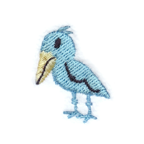 横向きハシビロコウ