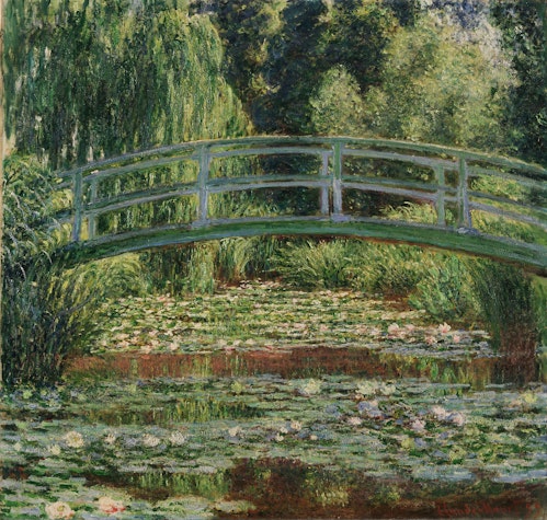 クロード・モネ《ジヴェルニーの日本の橋と睡蓮の池》(1899)