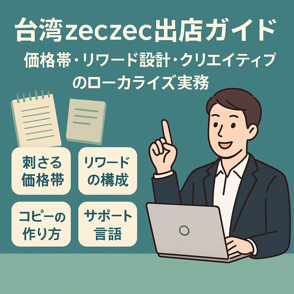 台湾クラファン/zeczec出店ガイド：価格帯・リワード設計・クリエイティブのローカライズ実務