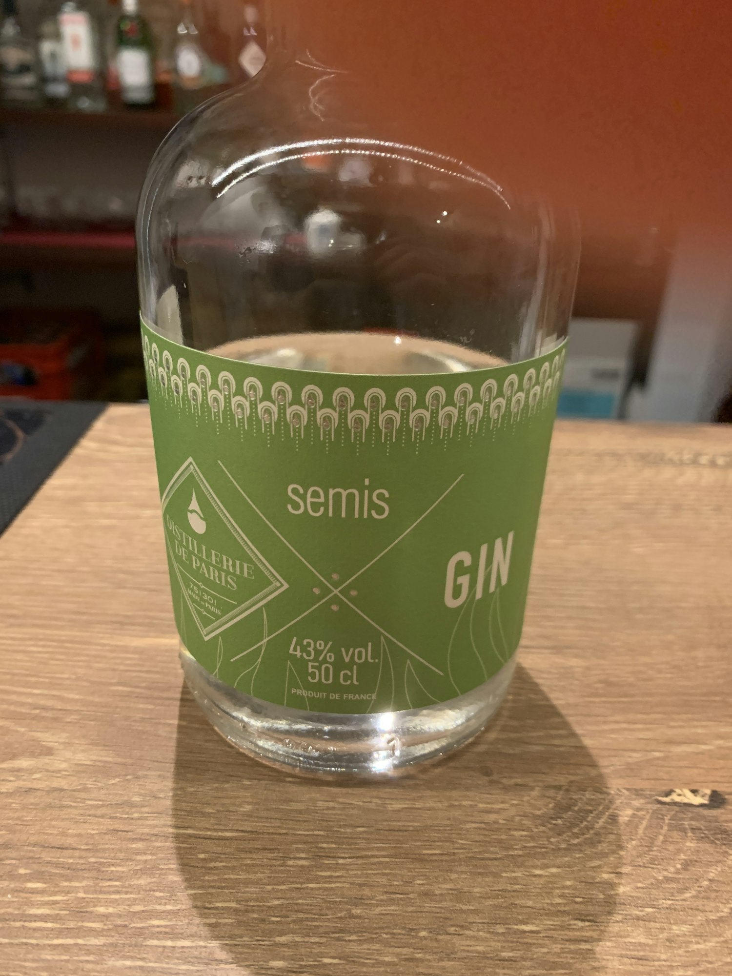 DISTILLERIE DE PARIS GIN semis