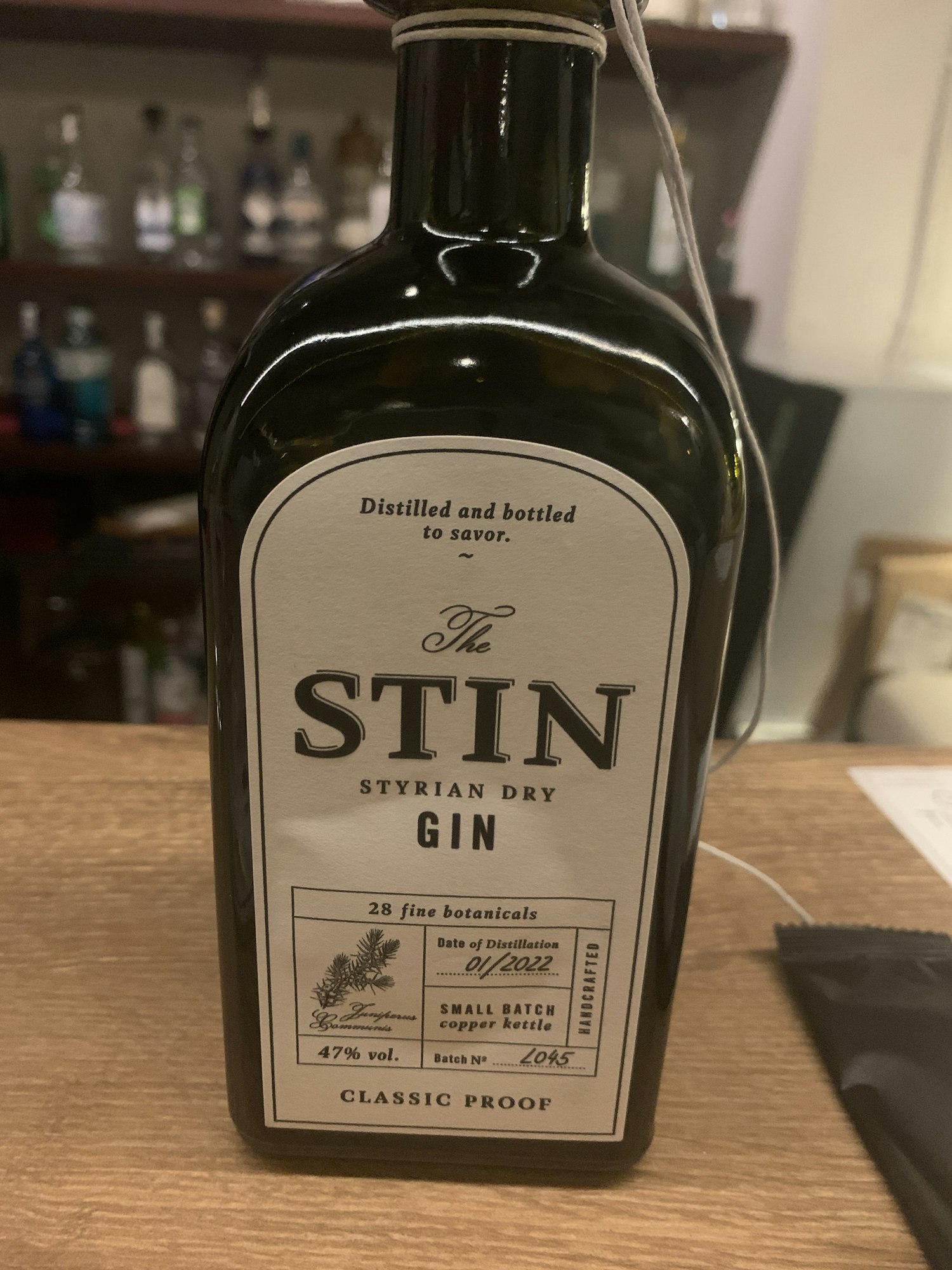 STIN GIN Classic Proof