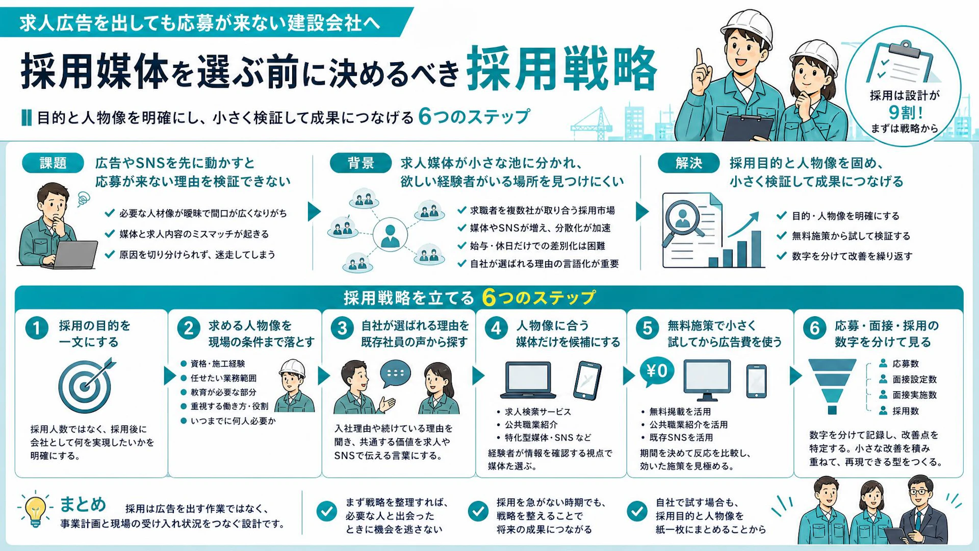 経験者が来ない電気工事会社へ｜求人広告の前に決める採用目的と人物像