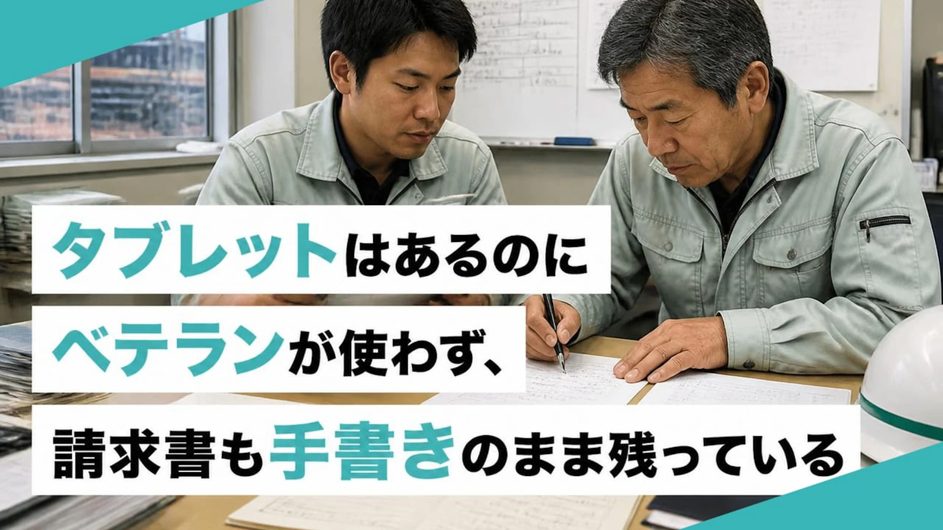 「若手は使うけどベテランは紙」建設会社のデジタル化が止まりやすい理由とは