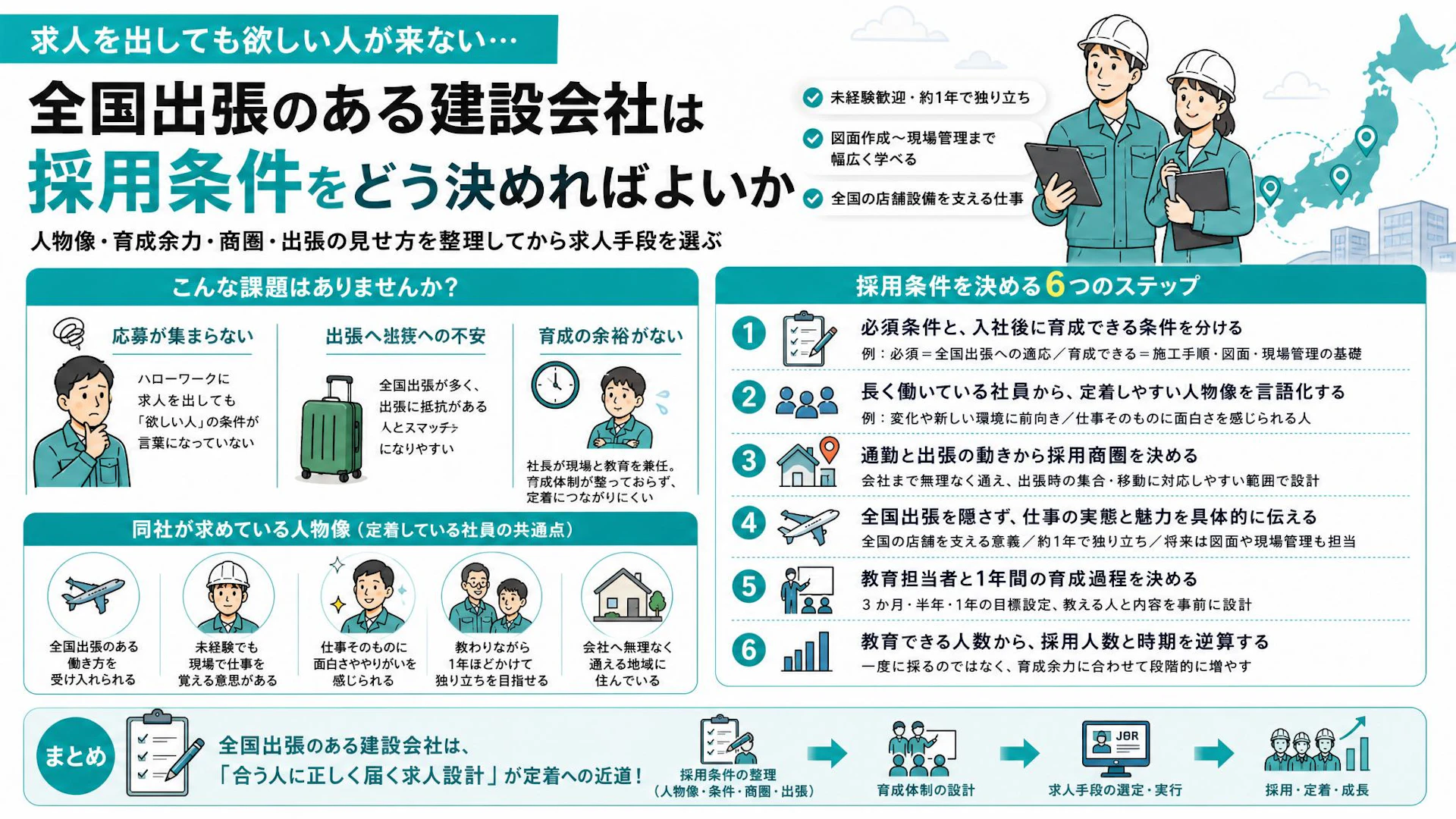 「出張に行きたくない人とは合わない」8名弱の電気工事会社が求人媒体より先に整える採用設計