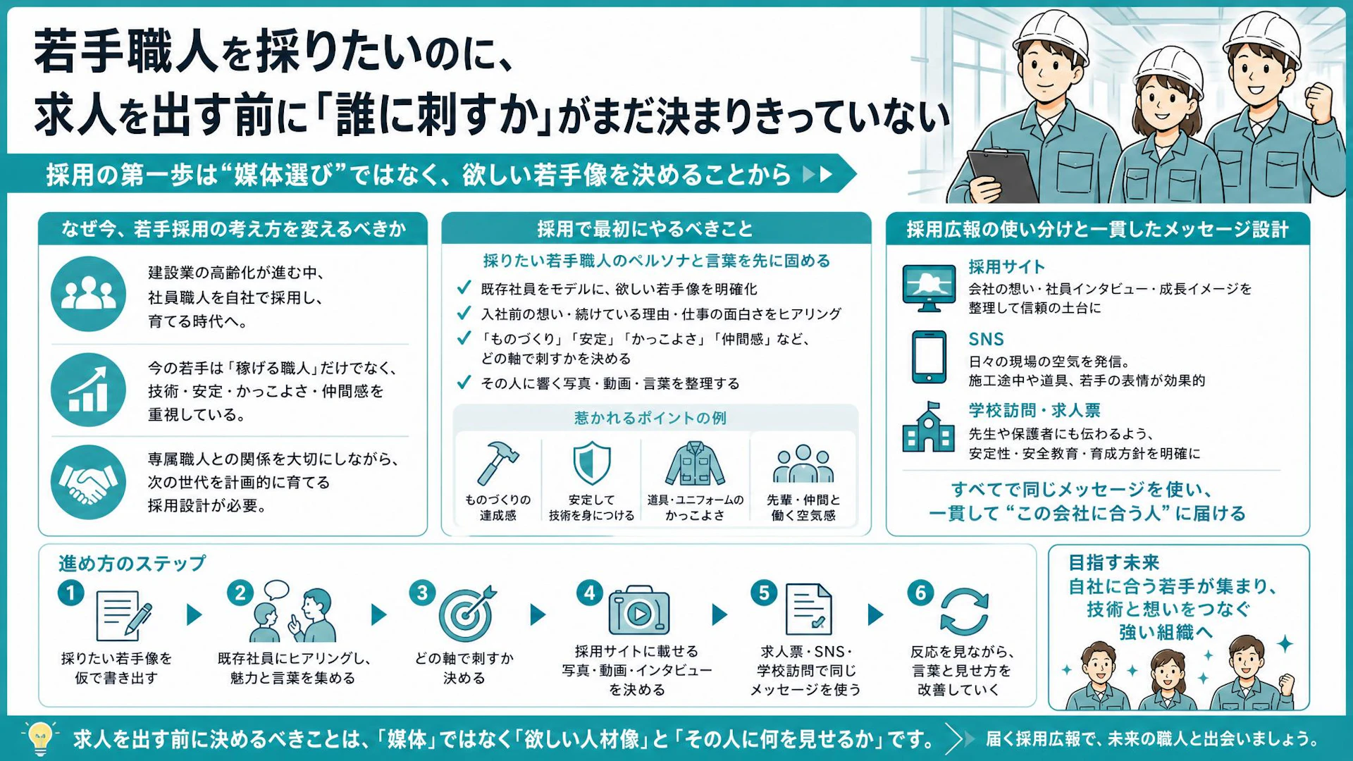 若手職人採用は求人票の前に決まる｜内装会社の社長が語った「ものづくり好き」への刺し方