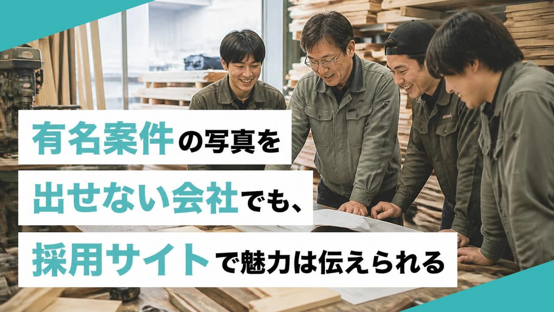 有名案件の写真が出せない専門工事会社の採用サイト改善｜完成写真より効く働く実感の見せ方