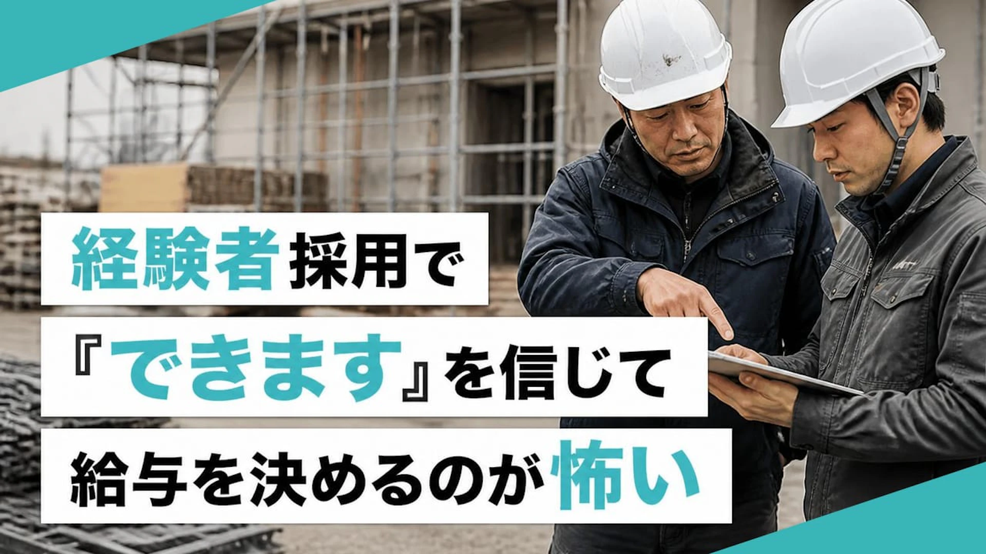 経験者採用で『できます』を信じて給与を決めるのが怖い