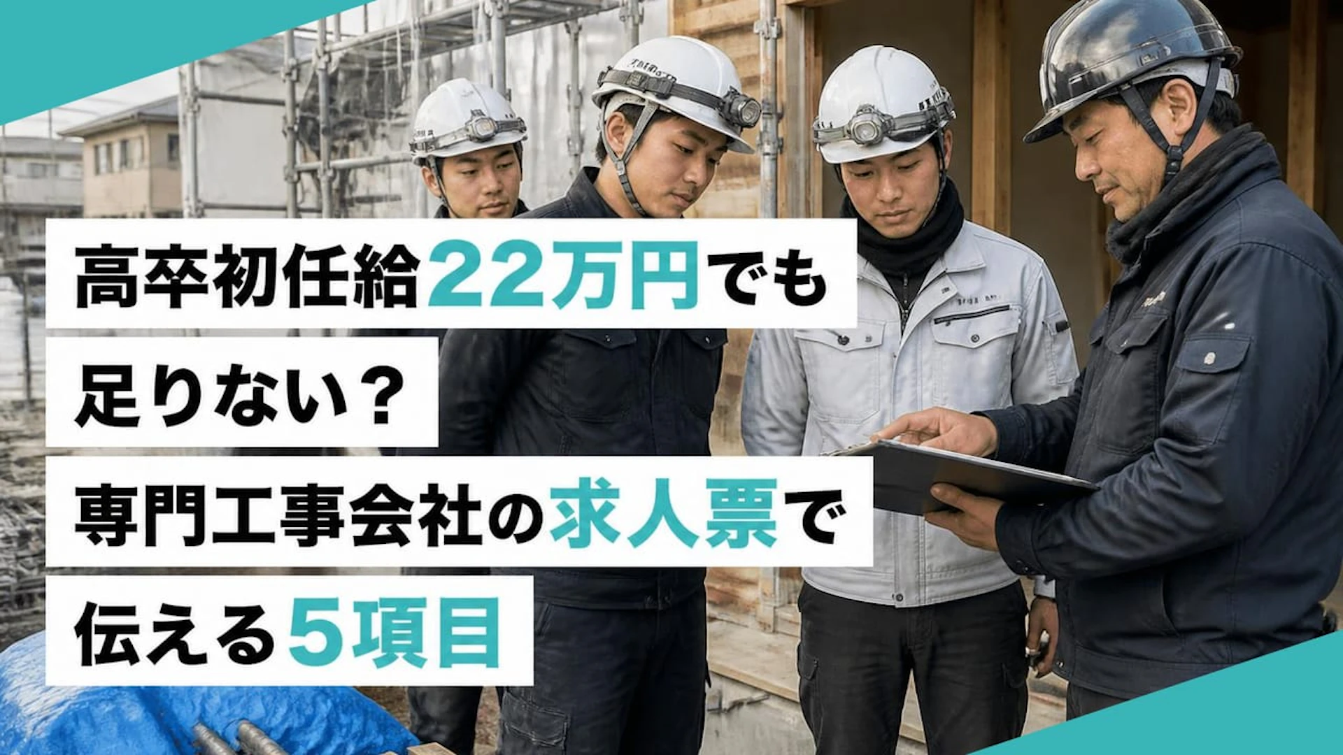 高卒初任給22万でもスルーされる？Z世代の若者が求人票でガチチェックしている5項目