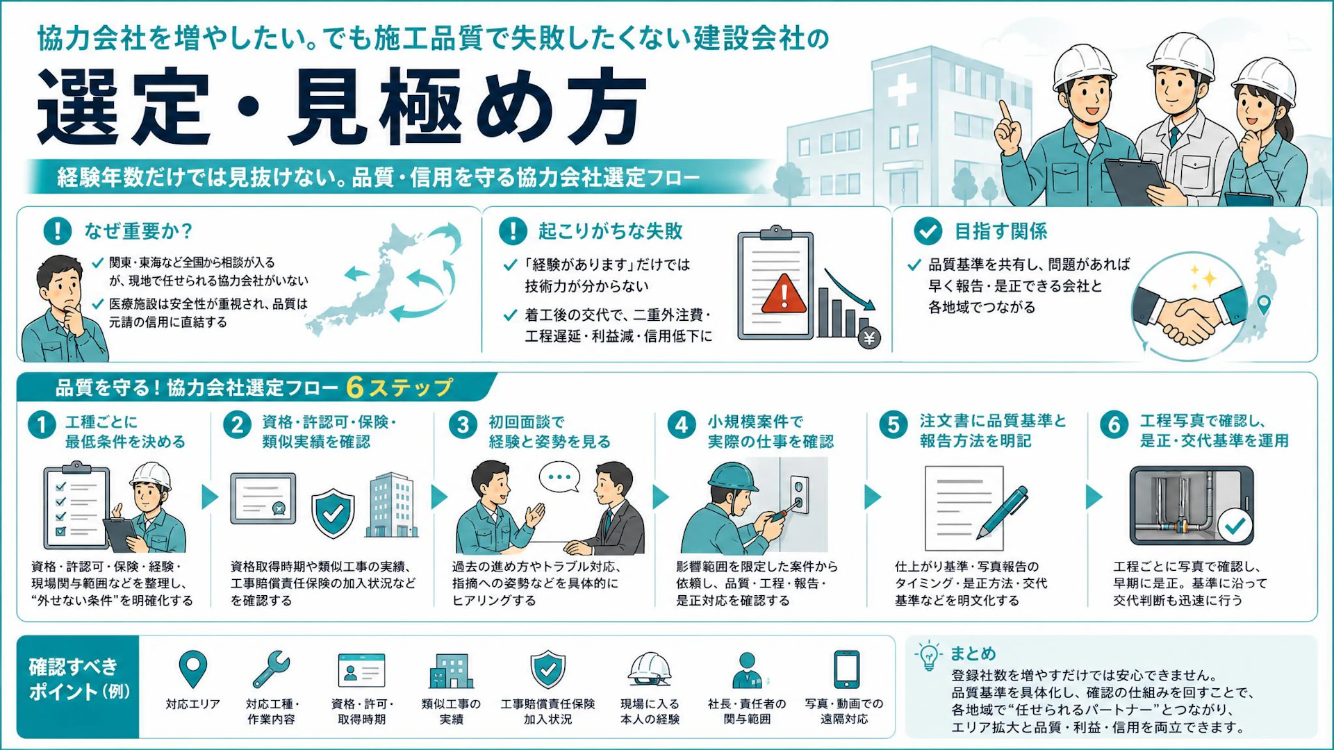 「何十年の経験」でも任せられない――協力会社の技術力を見抜く5段階の選定術