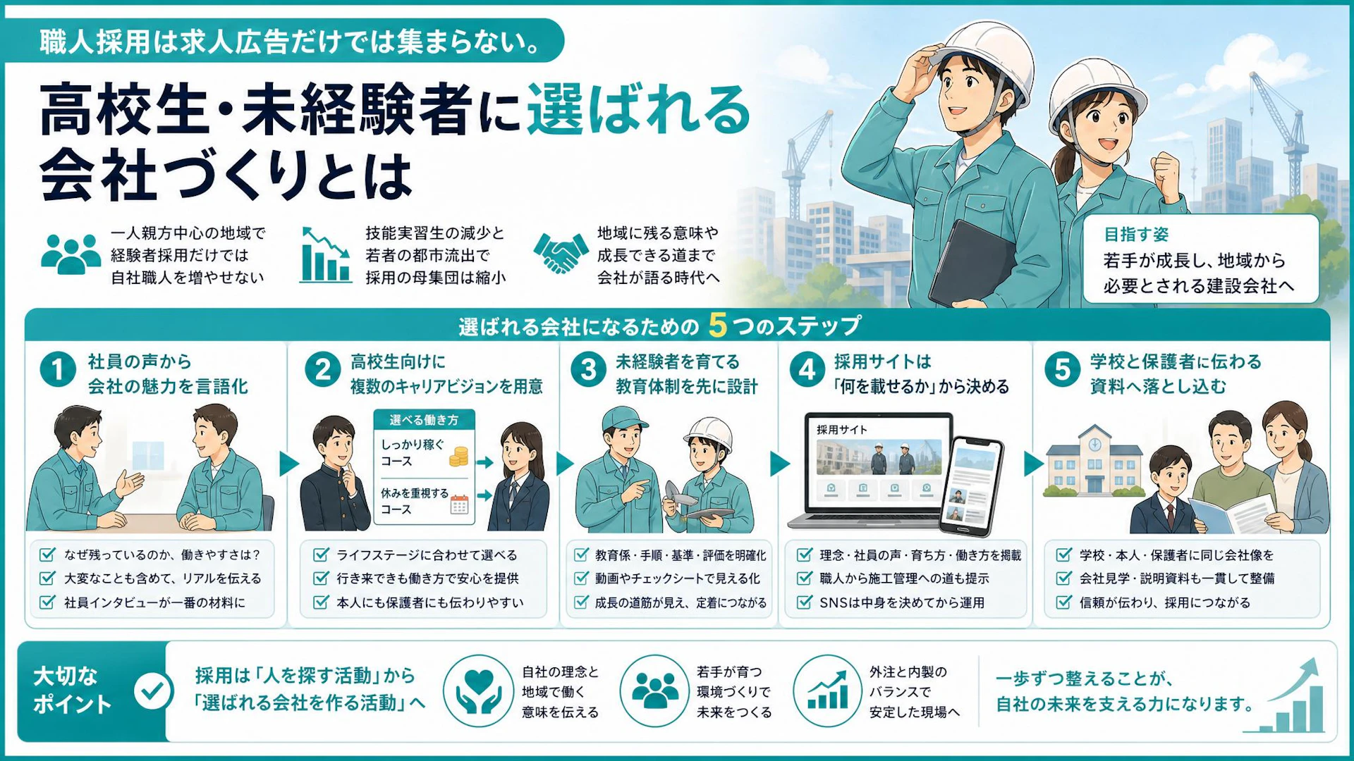 高校生・保護者に届かない求人広告｜若手職人採用は「選ばれる理由」づくりから