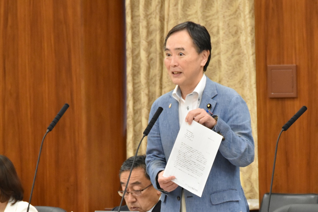 「短波ラジオ「しおかぜ」の現状と課題への対応」・「万引き被害防止対策の強化」への認識を問う～参議院行政委員会～