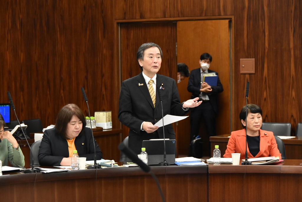 難民認定者等への支援のワンストップ化を訴える～参議院法務委員会～