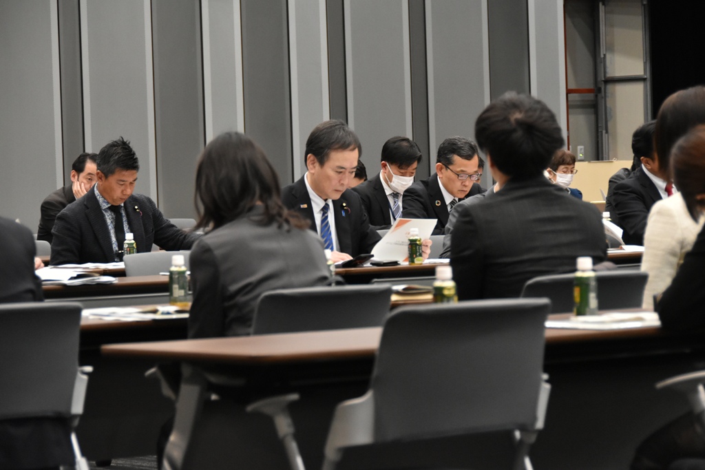 「こどもの自殺対策緊急プラン」の進捗状況などを確認～自殺対策推進議連～