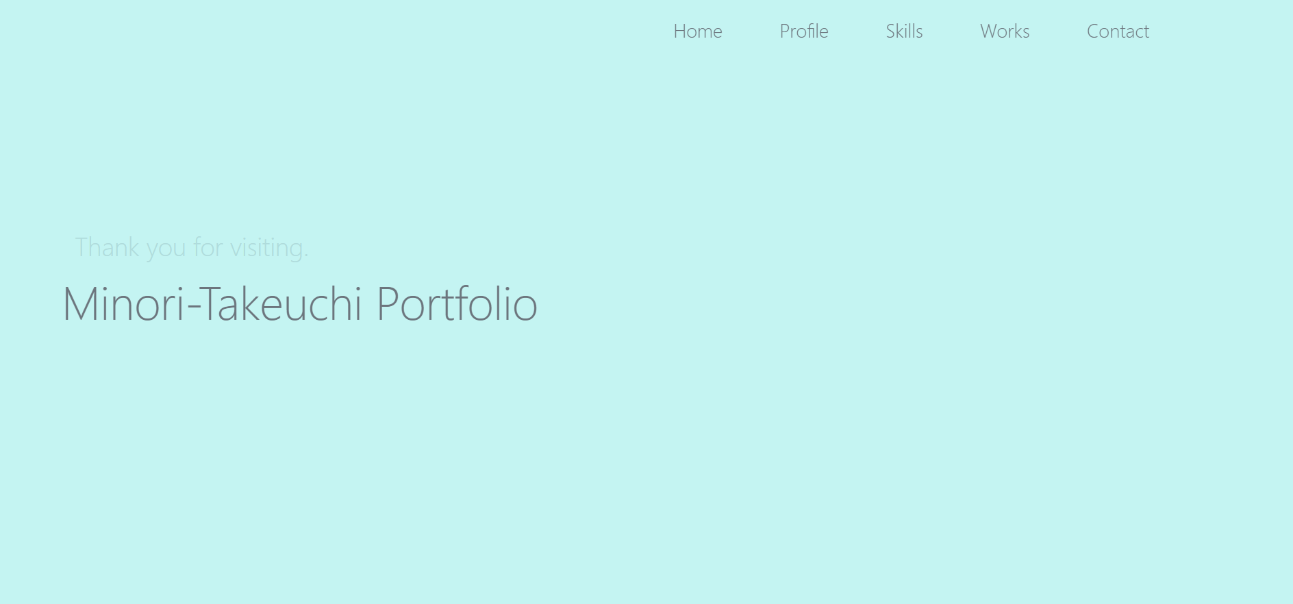 Minori-Takeuchi Portfolio