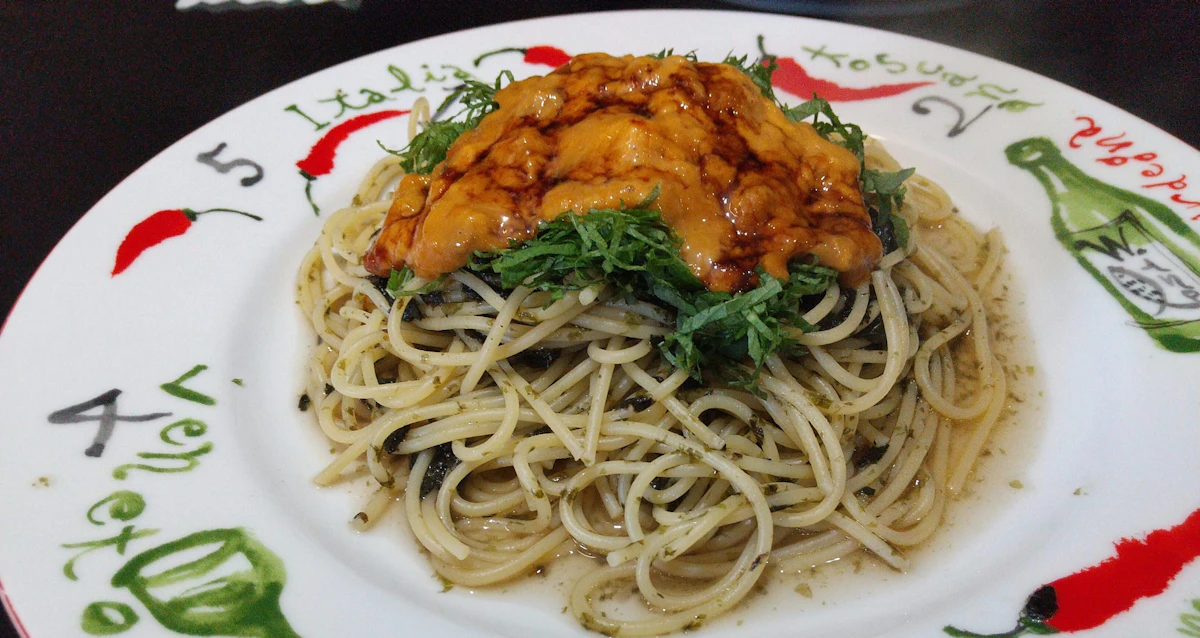 生うにパスタをカフェ・バーCHIC（カフェ・バーシック）で食べた