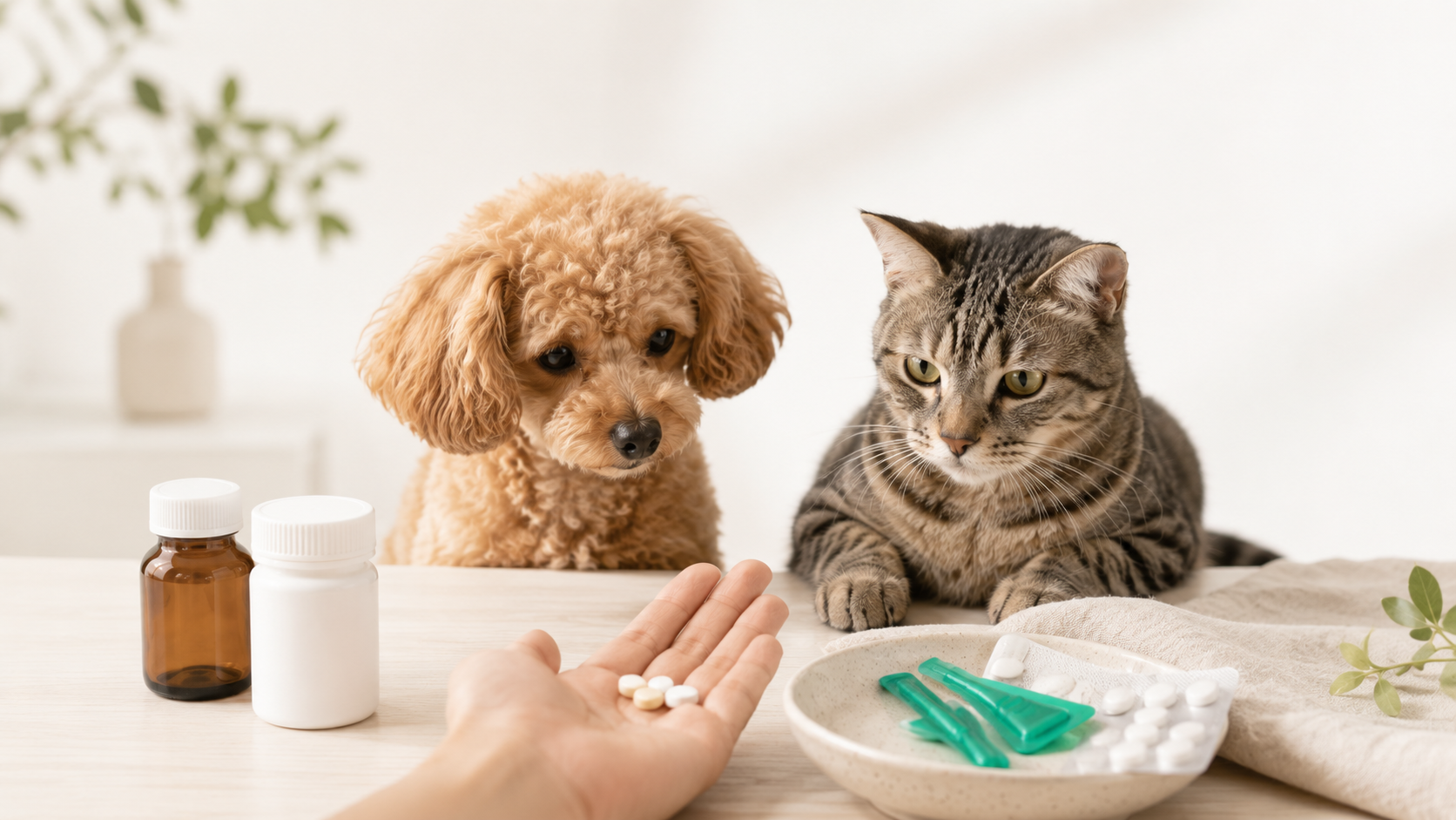 人間の薬を犬・猫に代用してはいけない理由｜「同じ症状だから」は危険です