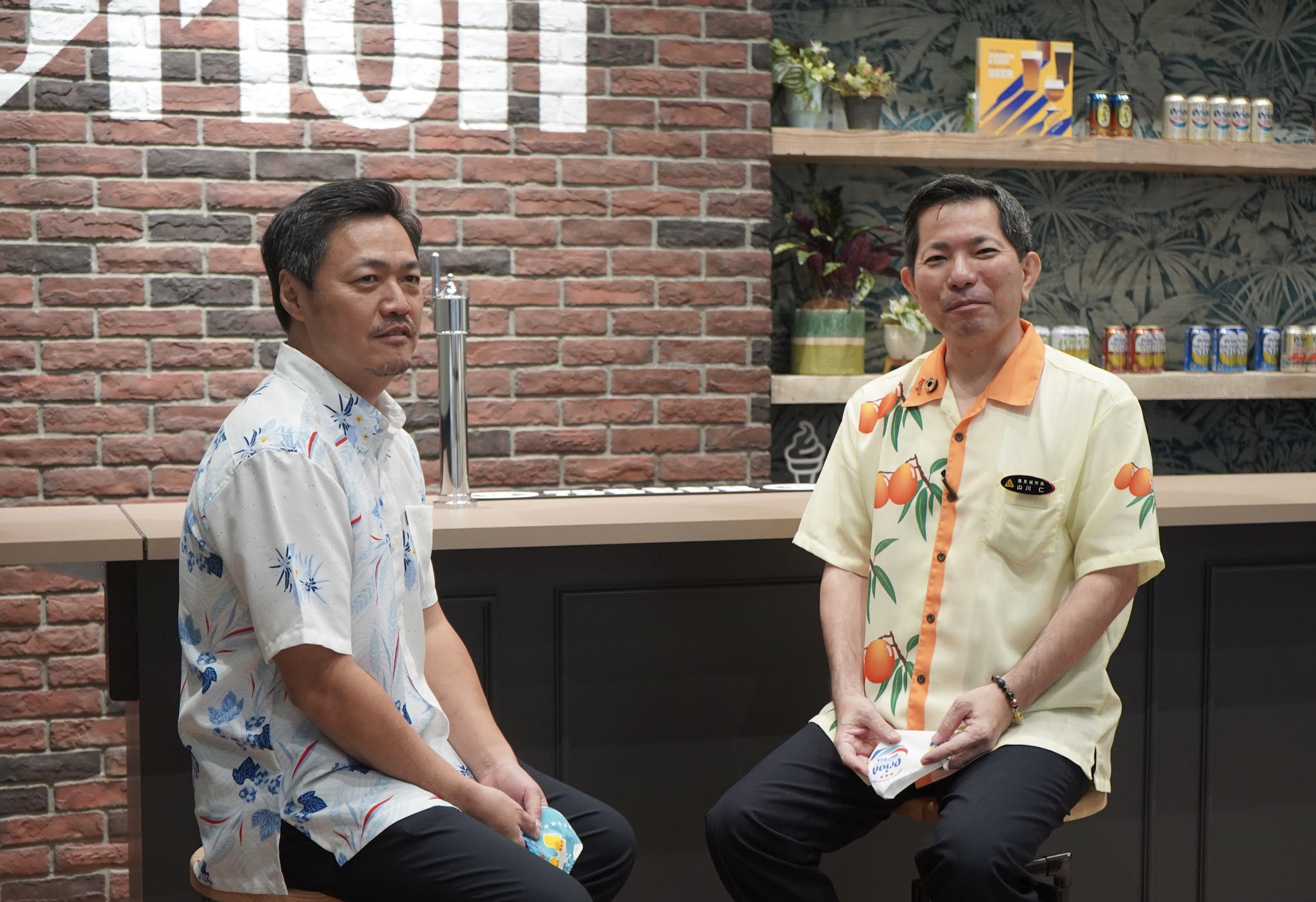 オリオン発、沖縄初を豊見城から 対談：早瀬京鋳 オリオンビール社長兼CEO・山川仁 豊見城市長