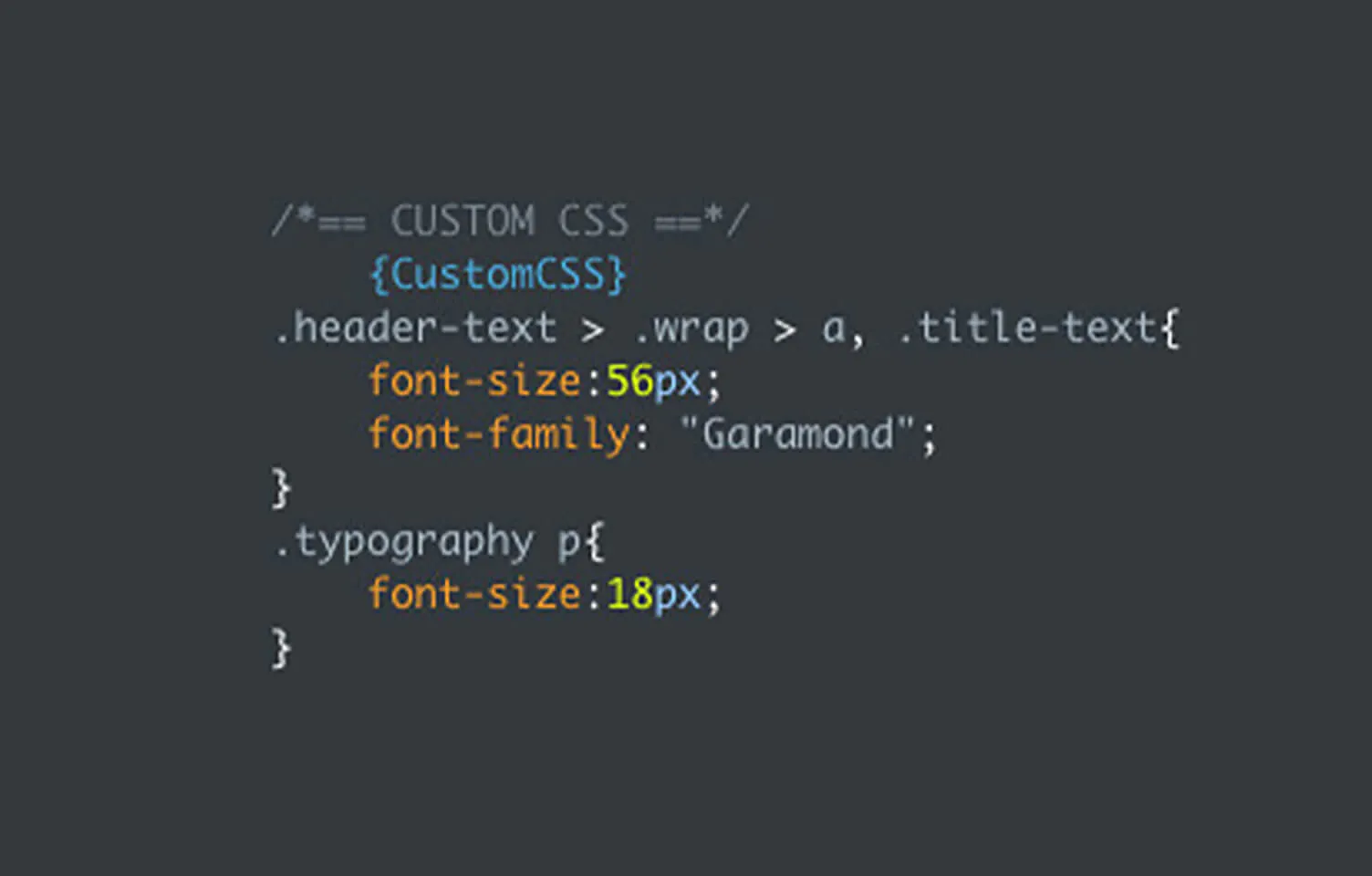 ブラウザの機能を使い、クラス名を調べて、直接CSSを記述します。