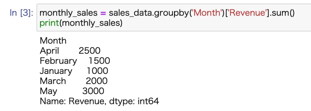 Pythonによるデータ分析の例