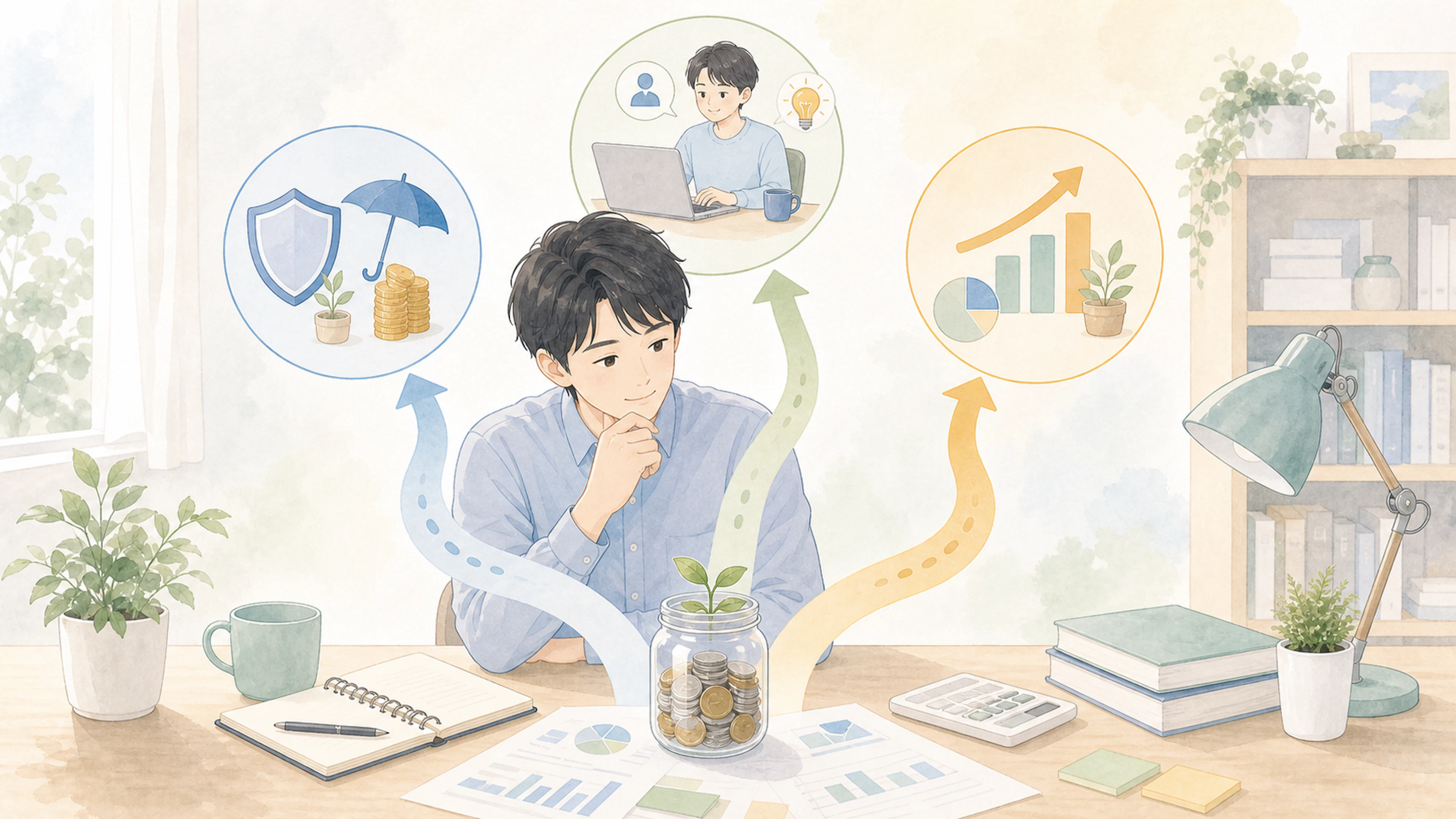 貯金100万円を超えた会社員が次にやるべきお金の動かし方3パターン