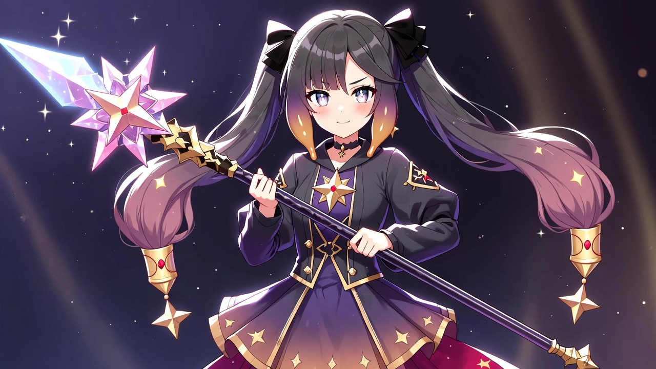 武器を持つ女性Vtuberのイメージ画像